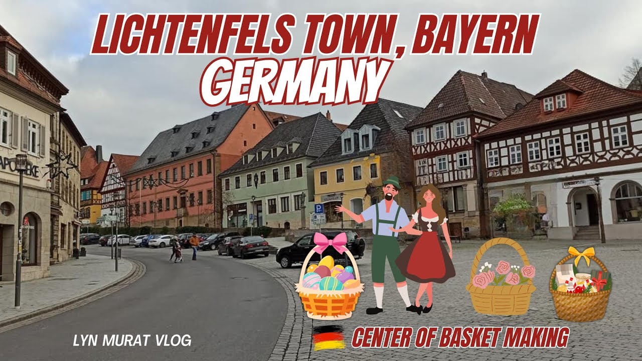 LICHTENFELS TOWN. Germany's Old School of Basket kraft.