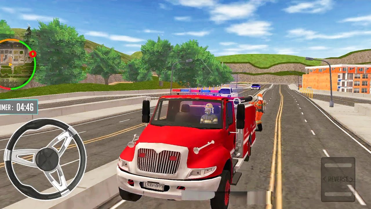 US Firefighter City Rescue Sim – City Fire Rescue Missions | Truck Simulator Game
