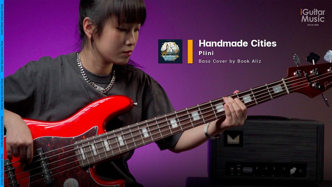 Plini - Handmade Cities (Bass Cover by Book ALIZ) | iGuitar Play