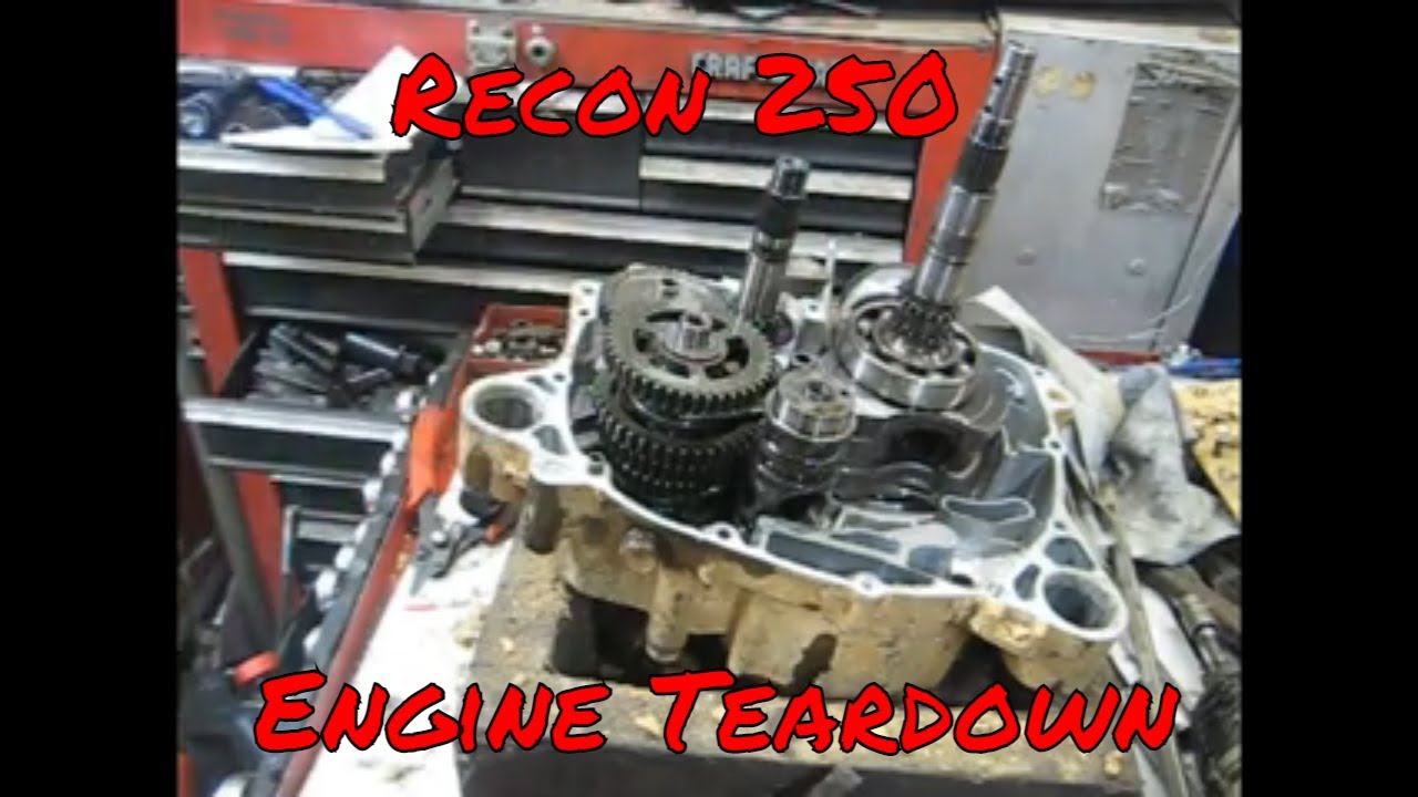 Honda Recon 250 Engine teardown