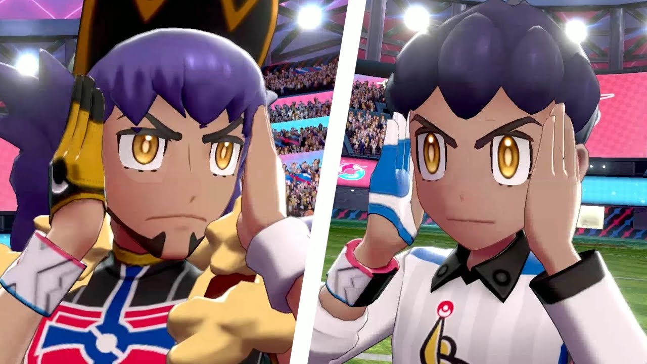 Pok&eacute;mon Sword & Shield - Hop vs Leon Comparison