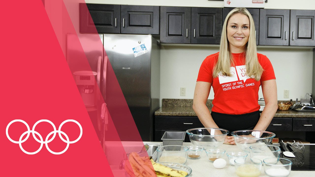 Lindsey Vonn Shares her Banana Bread Recipe | Eat Smart | Youth Olympic Games