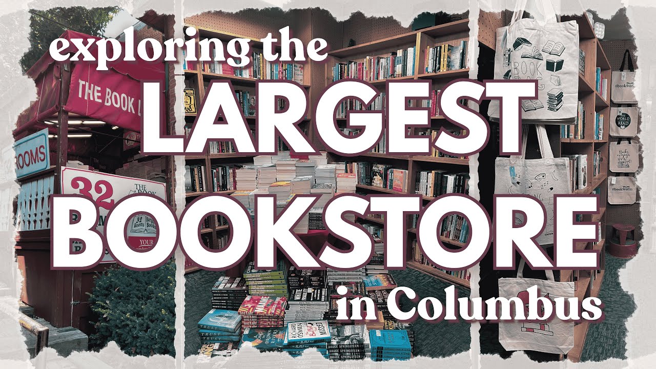 LARGEST BOOKSTORE I'VE EVER SEEN // the book loft: 32 room full of books!! 📚🫶🏻💕 columbus vlog pt 1