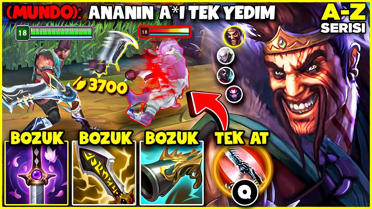 DRAVEN JUNGLE AMA ÖNÜME GELENİ TEKLİYORUM! (20 KILL HARD CARRY) | A-Z JUNGLE #8
