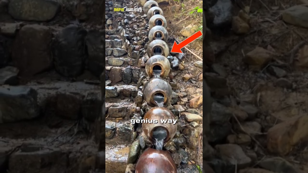 РАСКРЫТА СЕКРЕТНАЯ система сбора дождевой воды в японской деревне! #шорты