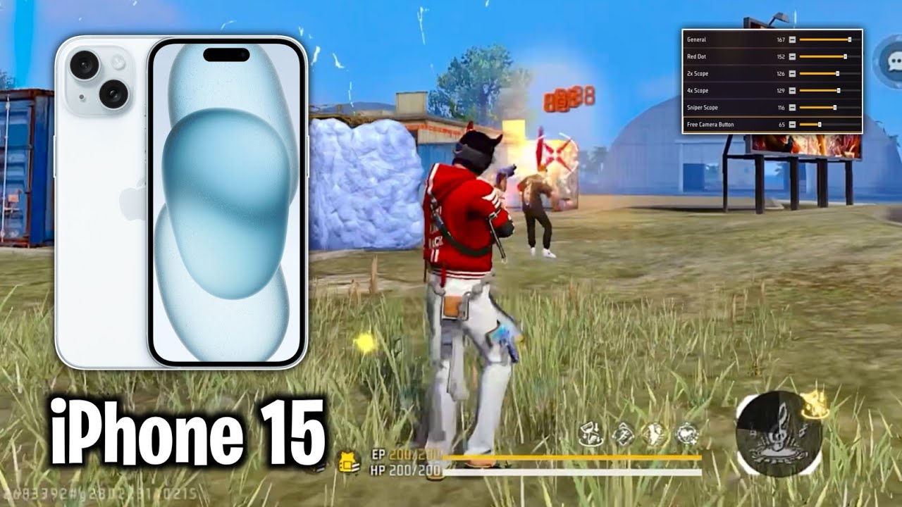 Настройки чувствительности Free Fire на iPhone 15 🔥 | Настройки для хедшотов в Free Fire на iPhon...