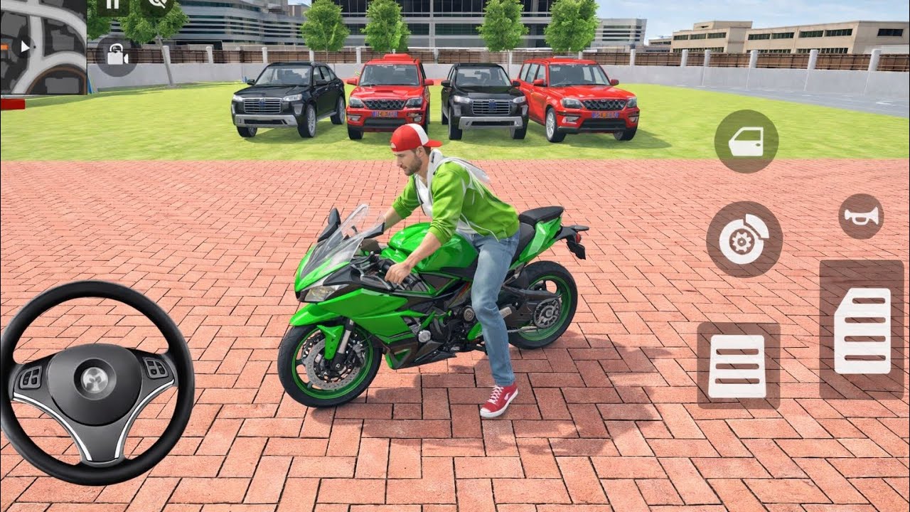 Fraklin Modified 2⃣Scorpio And 2⃣Renjrovar 1⃣ Super Bike Test Ride | Car Driving Game Gameplay
