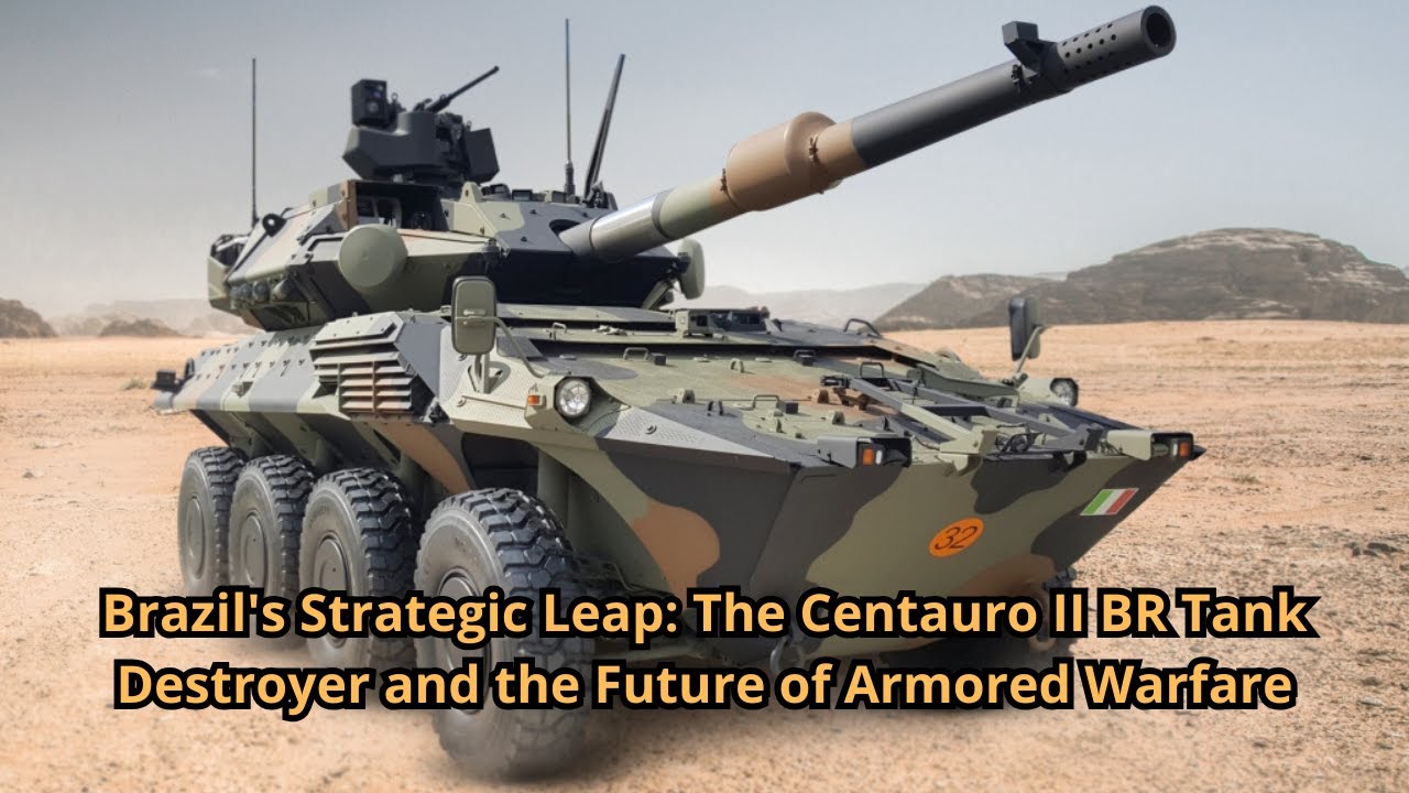 Brazil's Strategic Leap The Centauro II BR Tank Destroyer and the Future of Armored Warfare