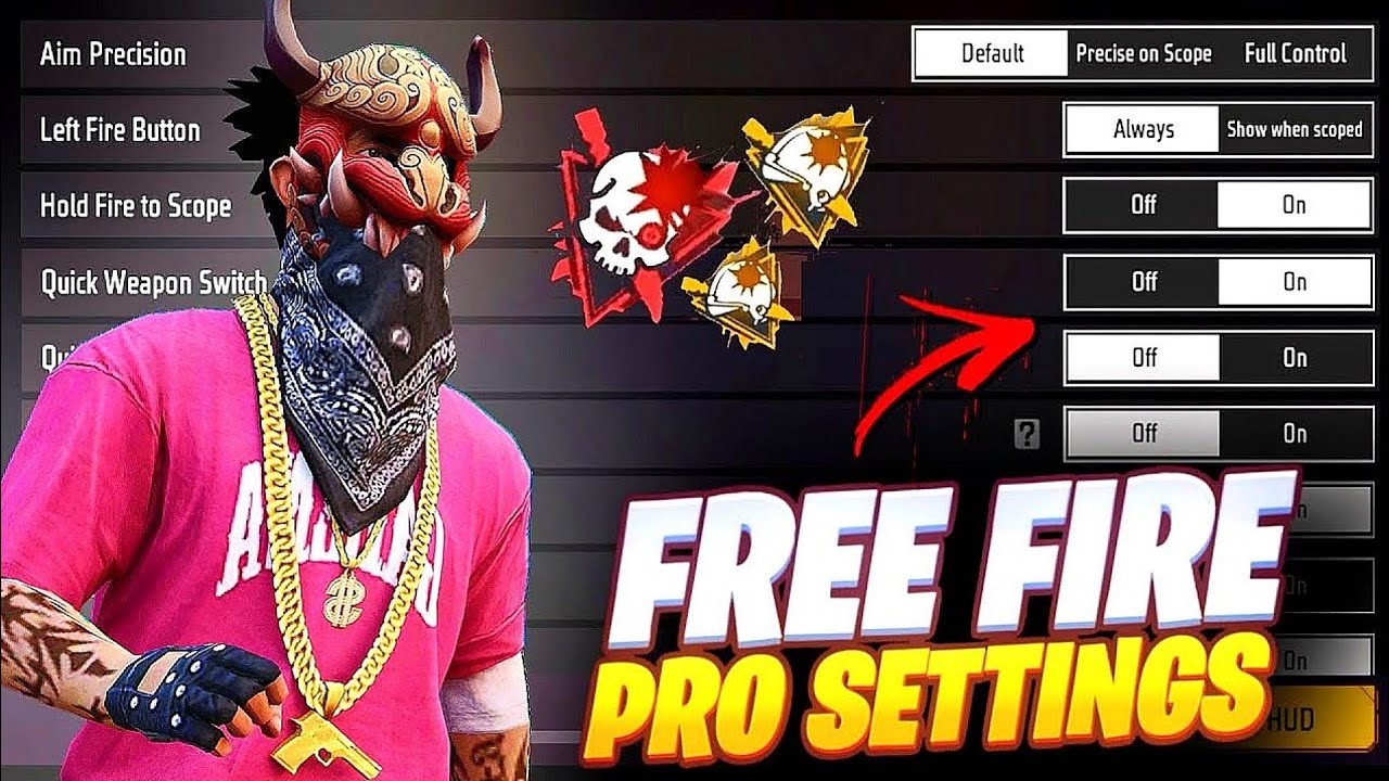 After Ob52 Update Headshot Setting 😍 || Riteek Gaming 