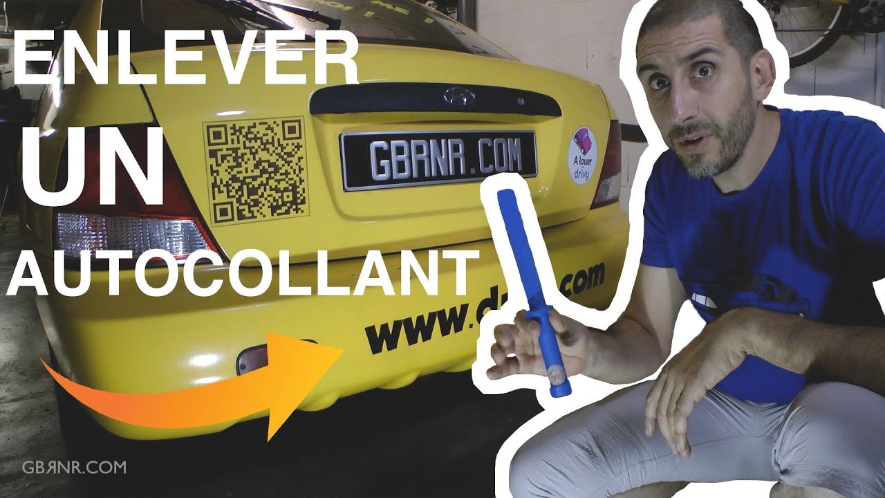 Enlever des Autocollants et Stickers 🌀 sur une voiture (presque sans fails)