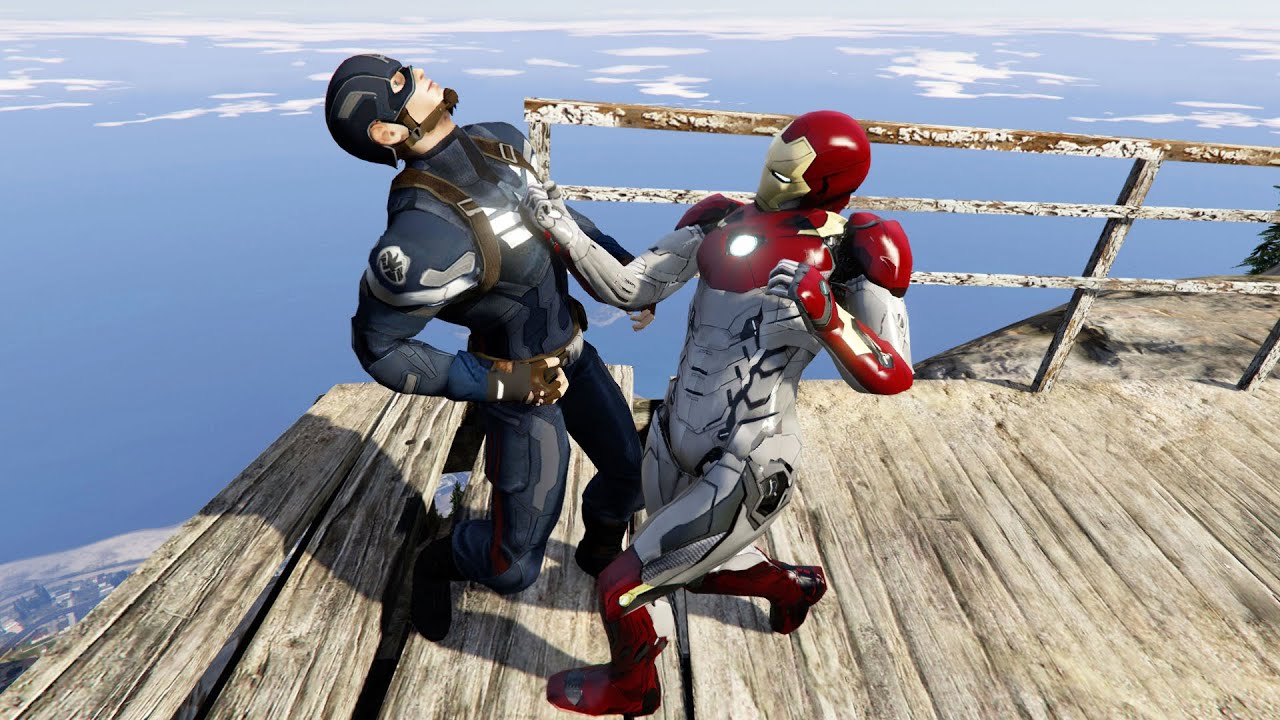 GTA 5 Epic Ragdolls And Fails #36 ( Iron Man vs Captain America - Epic Ragdolls )