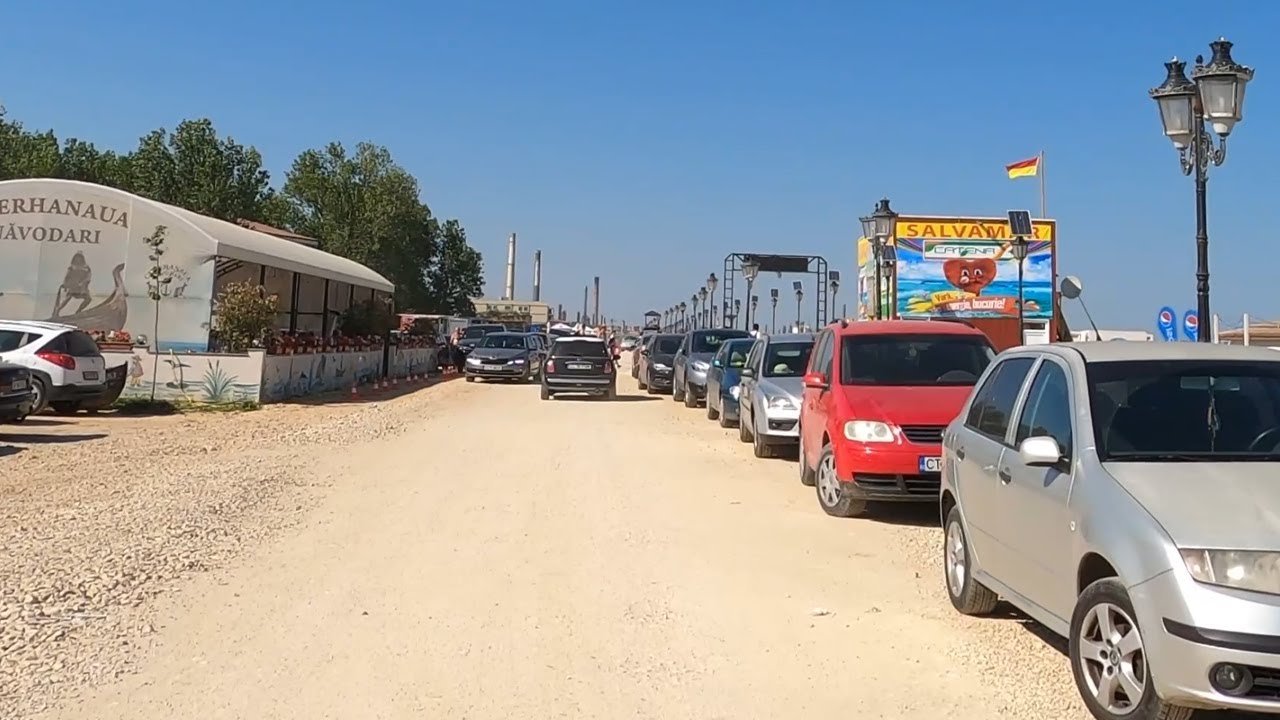 Mamaia-Sat Faleza Strada Promenada In Trafic