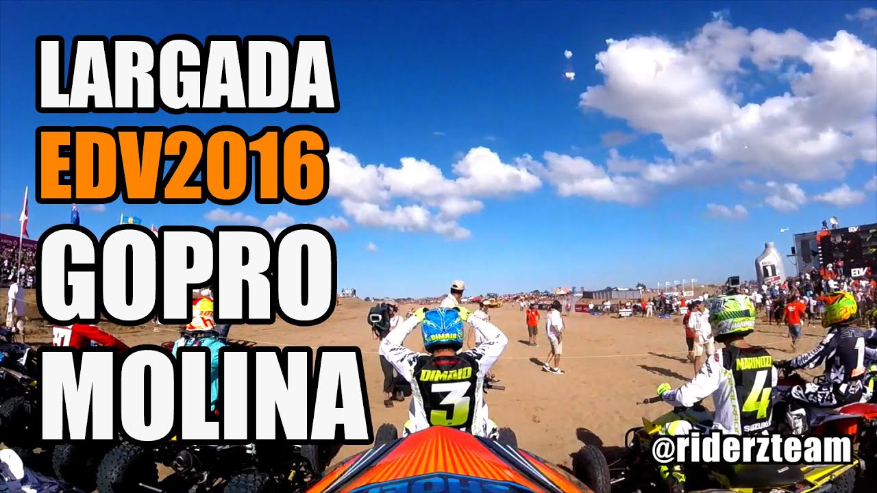LARGADA ENDURO DEL VERANO 2016 SEBA MOLINA (MECTEAM) GOPRO ONBOARD QUADS (EDV 2016  GESELL)