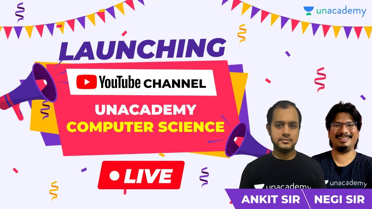 Unacademy Computer Science | Channel Launch | Meet the Educators | Live on 6th July (5 PM)