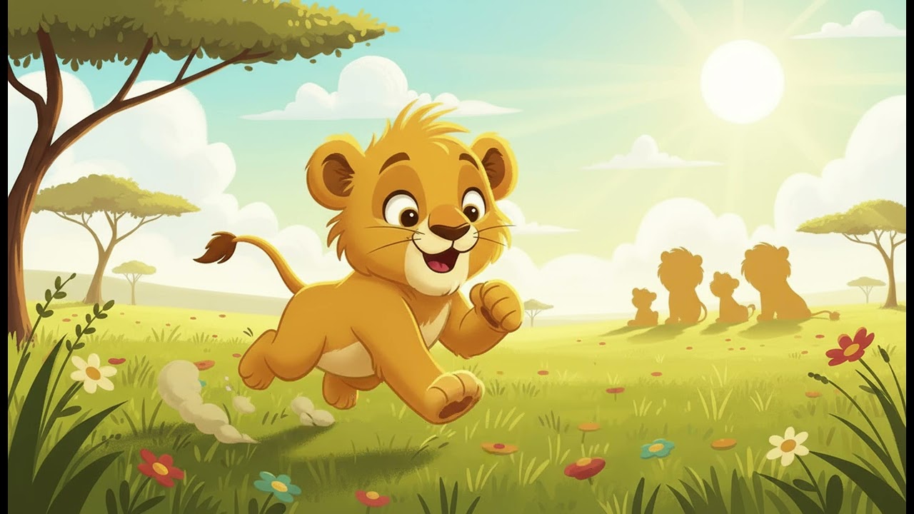 Leo the Little Lion's Big Lesson: Never Give Up! | English Story for Kids (A1-A2)