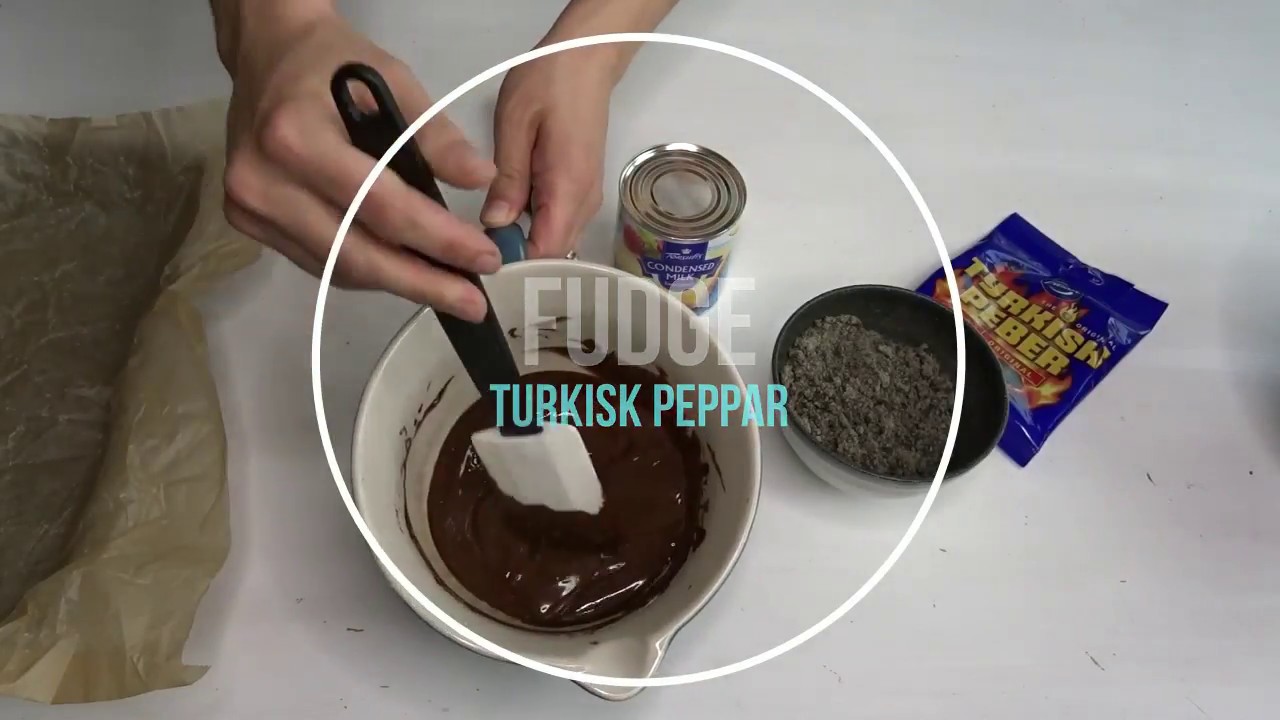 CHOKLADFUDGE MED TURKISK PEPPAR - Baka med Malin