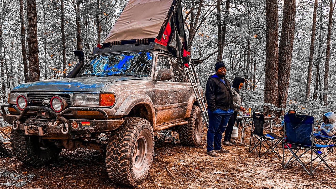 1997 Triple Locked 80 series Landcruiser review(slee,delta,arb,warn,toyo,factor55,roof tent,sliders