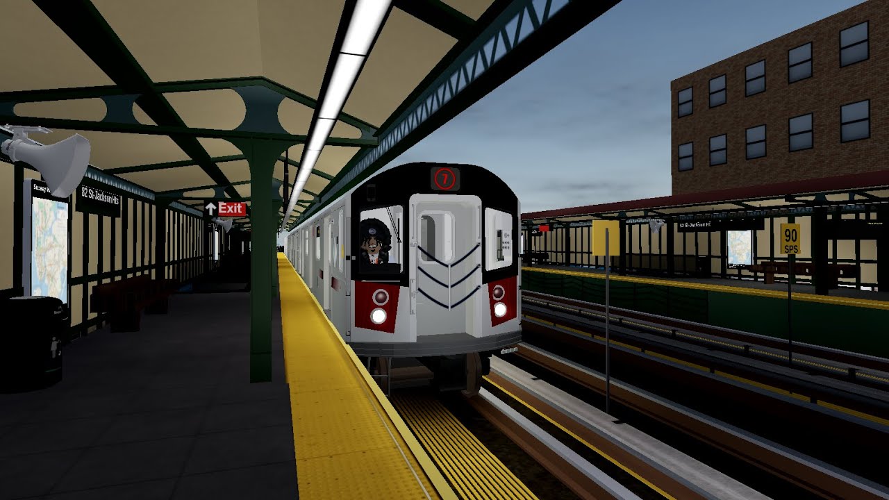 IRT: Flushing Line | ⑦ Train Action @ 82nd Street Jackson Heights | Roblox