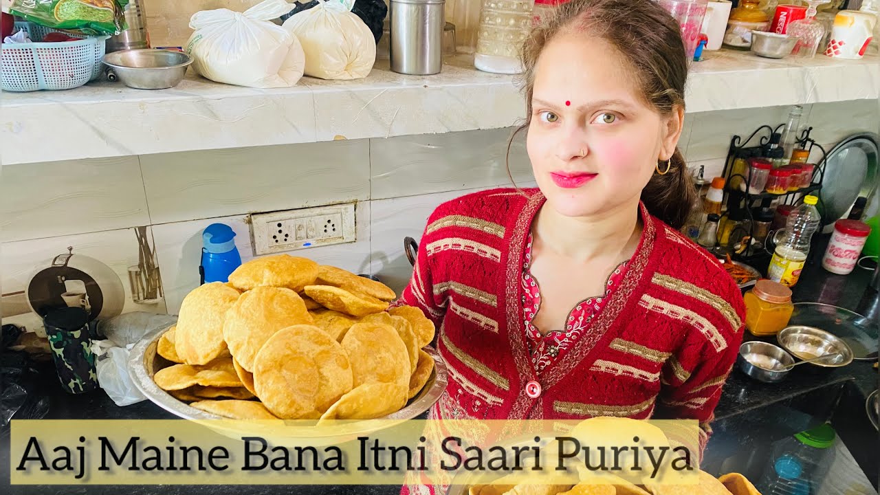 Aj mene banai etni sari puri || daily vlogs /daily routine vlogs 
