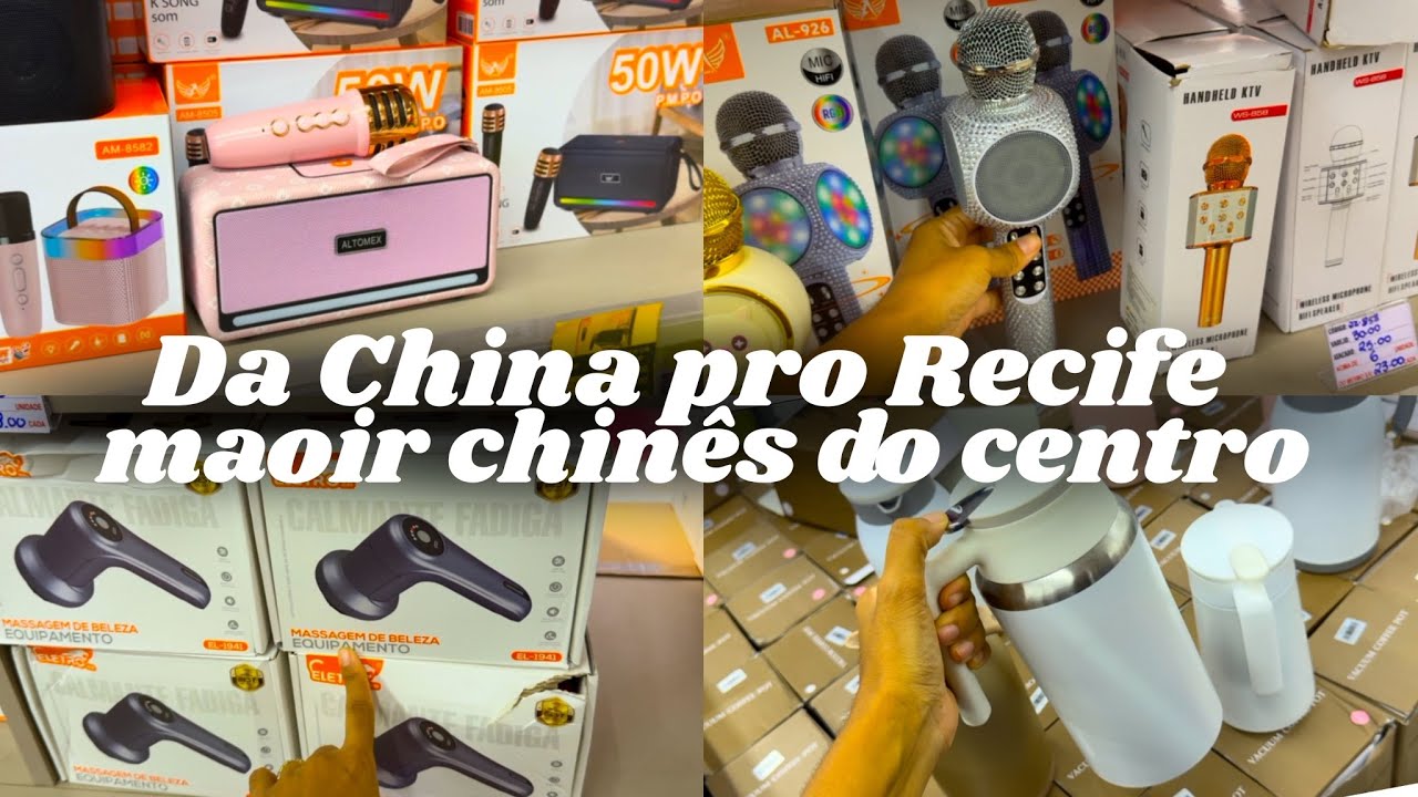 PREÇOS NO MAOIR LOJÃO DO CHINÊS EM RECIFE, MAQUIAGEM, ELETRÔNICOS E UTILIDADES!