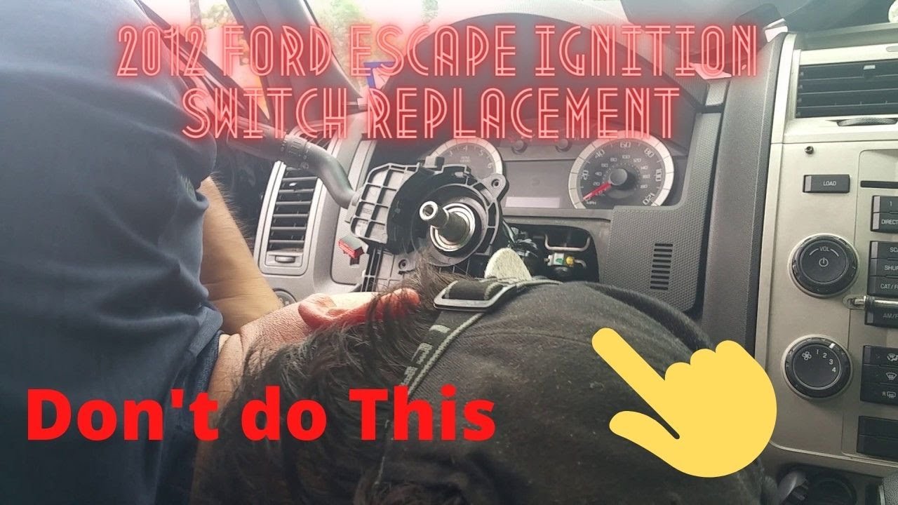 2012 Ford Escape Ignition Switch Replacement (EASY WAY)