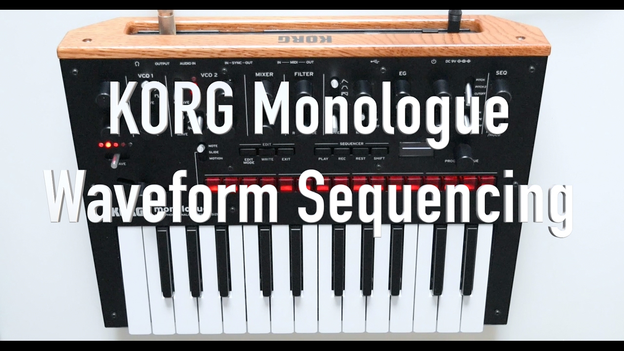 KORG Monologue - Waveform Sequencing Tutorial