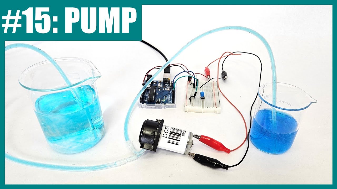 Управление насосом с помощью Arduino (Урок №15)
