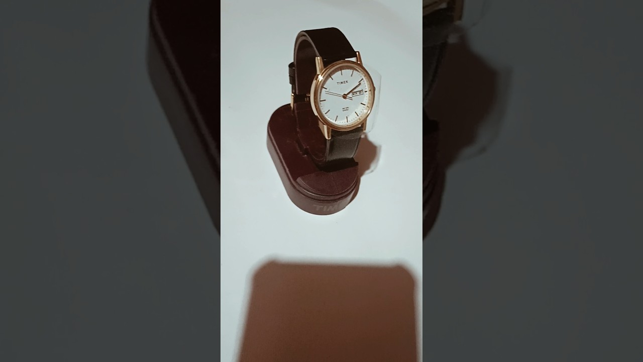 Timex A500 leather belt watch unboxing||Timex India|| # 