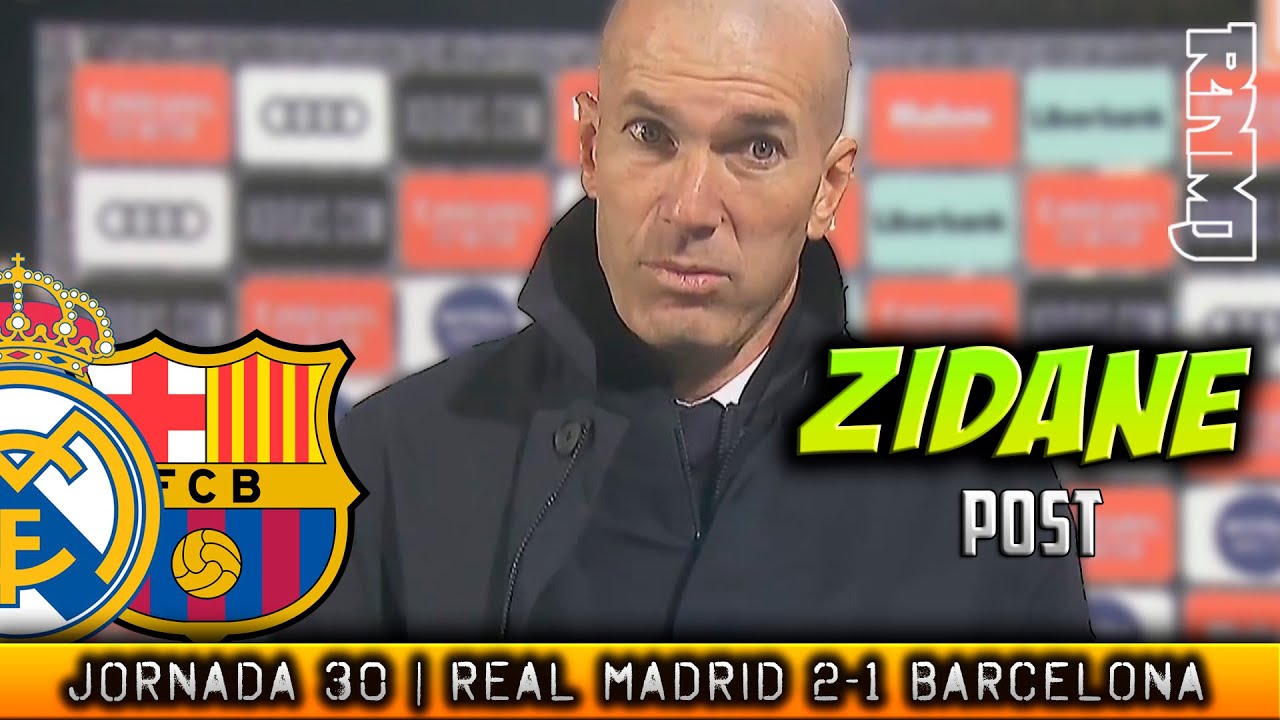 Declaraciones de ZIDANE a RMTV post CLASICO Real Madrid 2-1 Barcelona (10/04/2021)