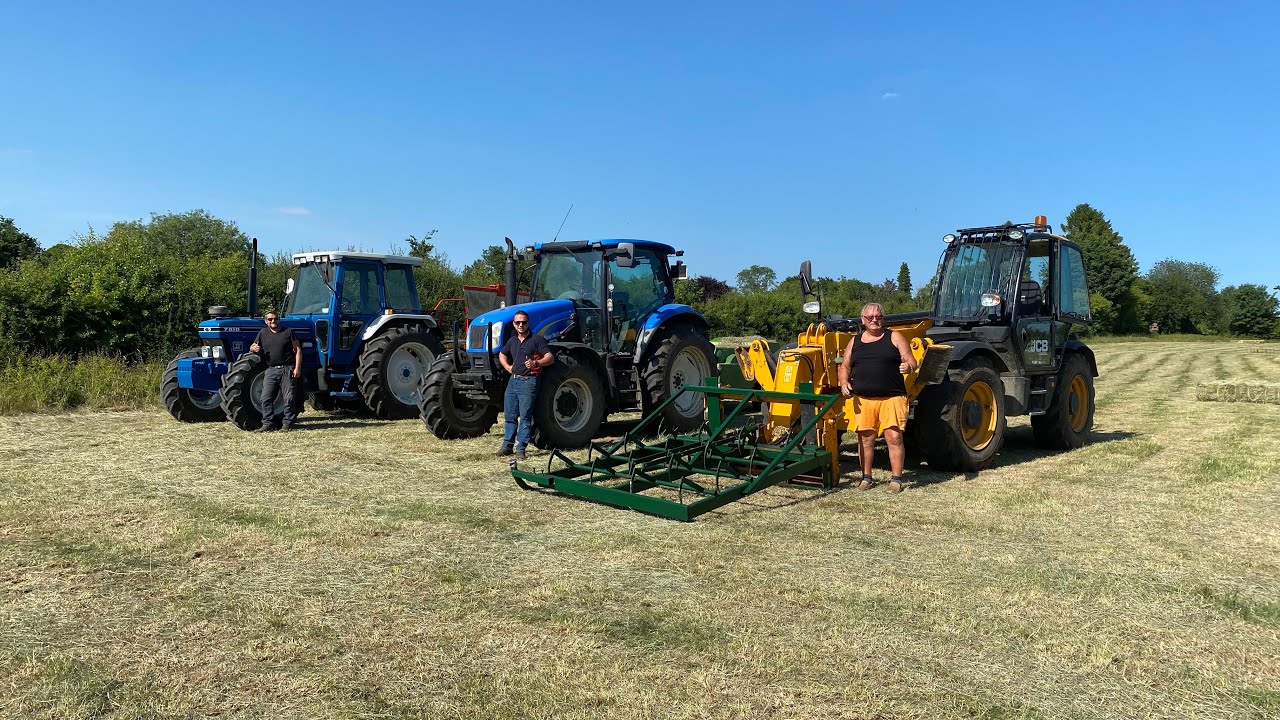 Making hay uk 2022 compilation on our farm