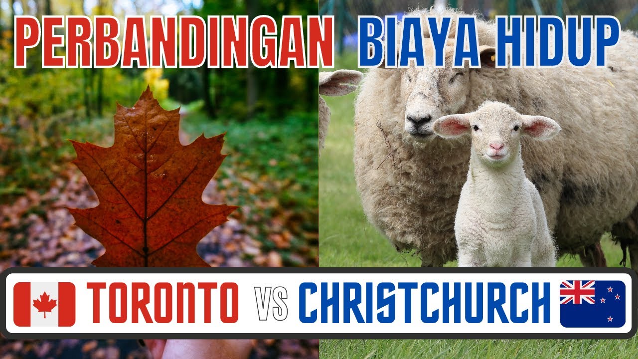 Migrasi - Perbandingan Penghasilan dan Biaya antara Toronto, Canada dan Christchurch, New Zealand.
