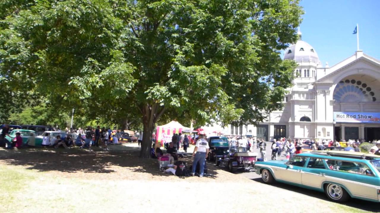 2014 Melbourne Muscle Car Expo at Royal Exhibition Building Outdoor Park