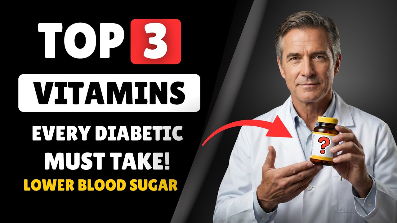 Doctor Reveals: 3 Vitamins That Actually Lower Blood Sugar Not What You Think