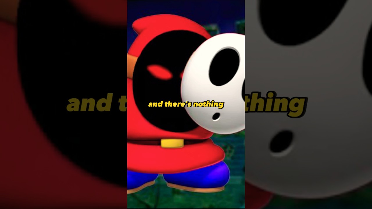 Whats really behind Shy Guy&rsquo;s mask? #supermario #gametheory #mariomovie  #mariobros #nintendo