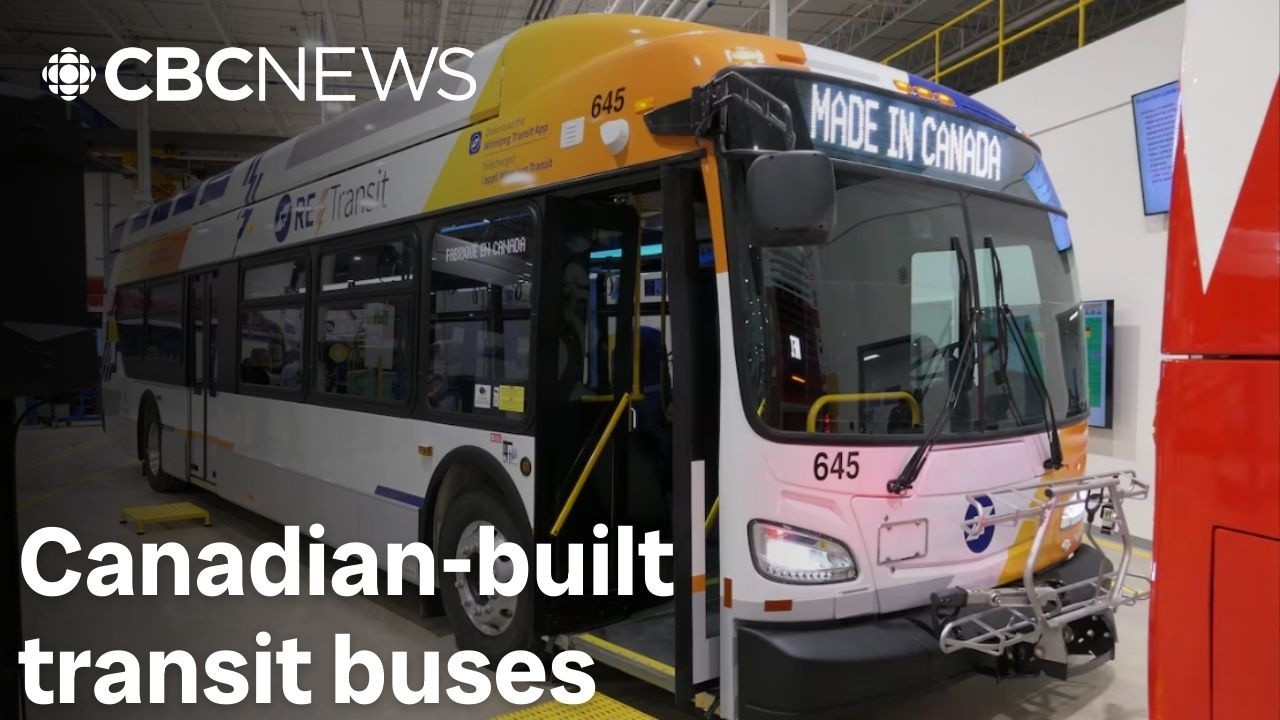 Canadian-built transit buses rolled out by New Flyer