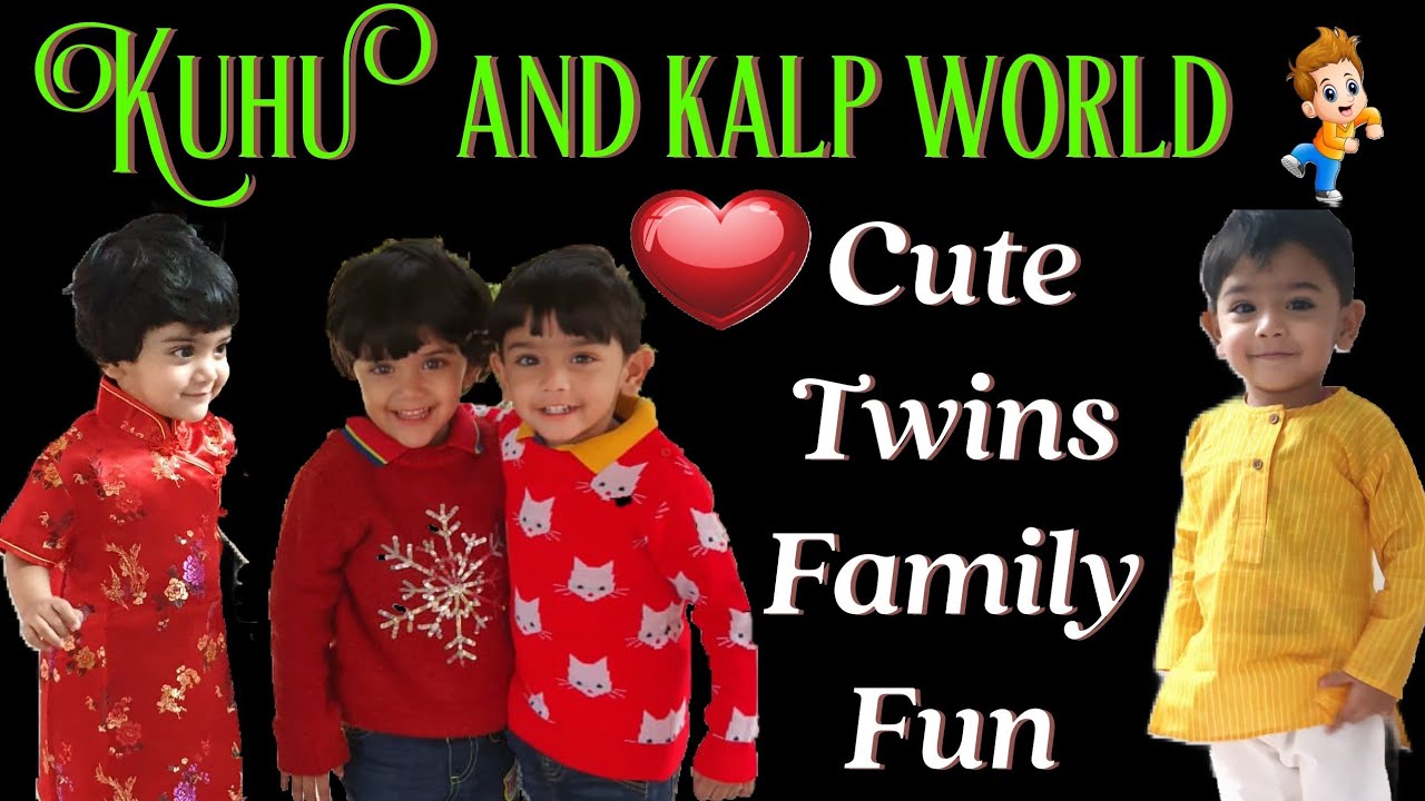 Fun and Masti of Cute Twins #kuhukalpworld #Fun #Entertainment #Family #cutetwins