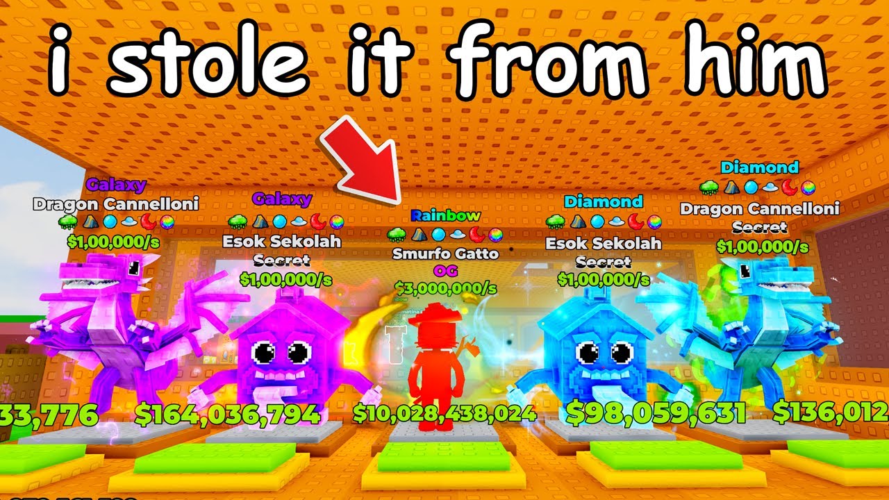 I Spent $10,000 Robux in Break a Lucky Block Roblox..