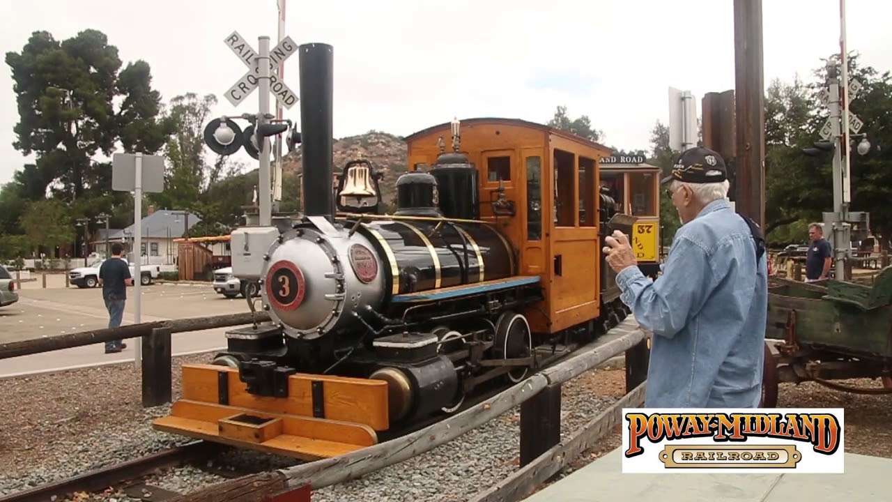 Poway Midland Railroad Steam Engine Returns