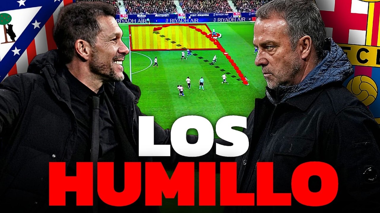 LA MASTERCLASS DEL ATLETICO MADRI al BARCELONA // Atletico de Madrid 4 Barcelona 0 Analisis Resumen