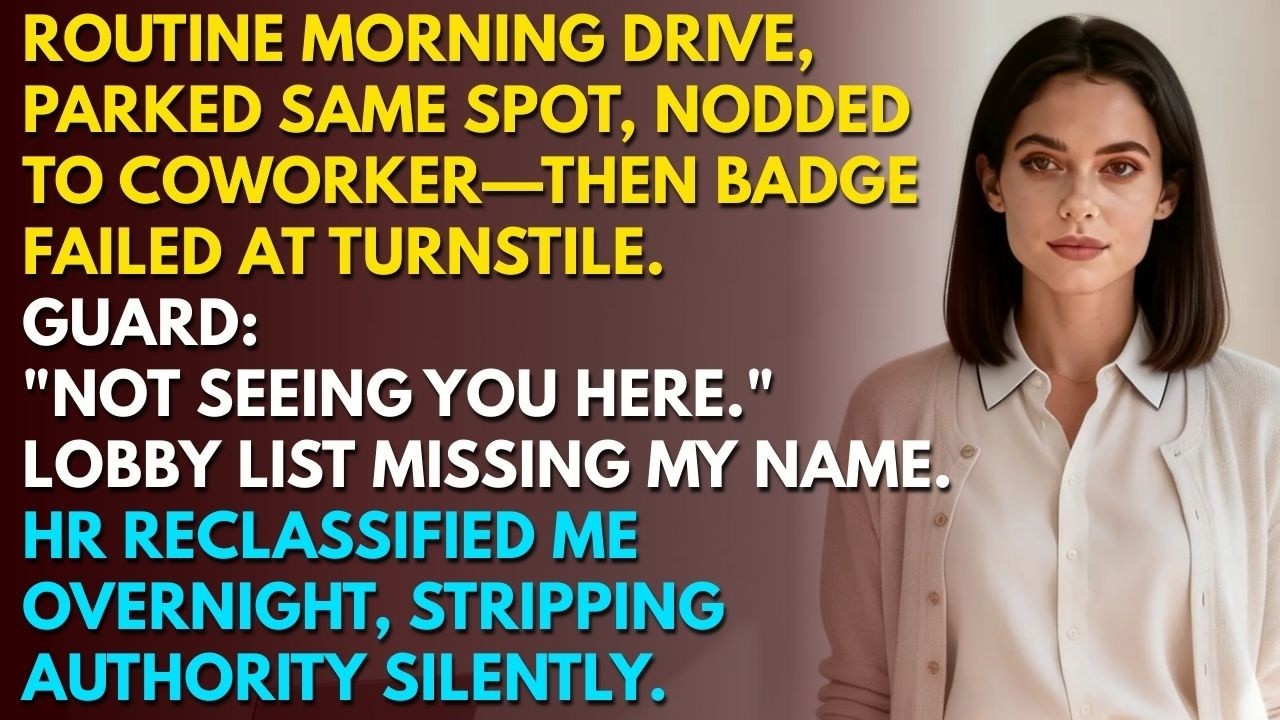 At 8:17 AM My Badge Failed, Name Erased from List—HR's Quiet Betrayal Shocked Me