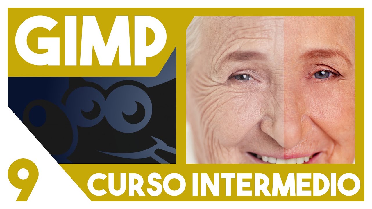 GIMP 2.10  Curso INTERMEDIO  ▶▶  9. Quitar arrugas