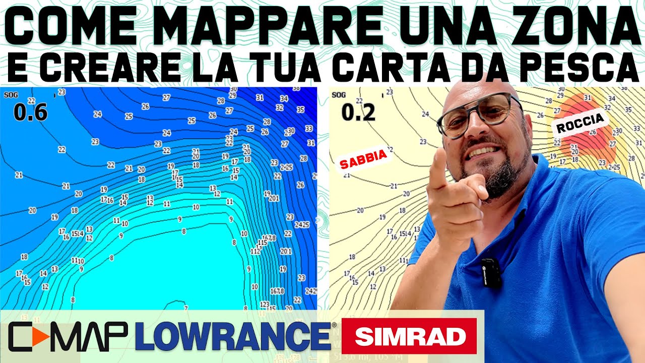 Come fare una CARTOGRAFIA DA PESCA con il tuo Ecoscandaglio