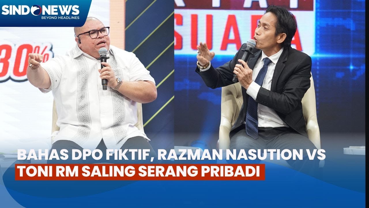 Panas! Razman Nasution vs Toni RM Saling Serang Secara Pribadi