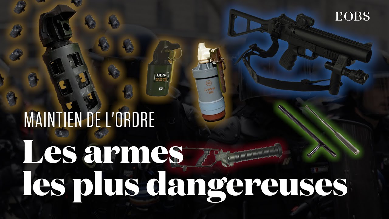 Grenades, LBD, matraques : quelles armes pour les policiers et gendarmes ?