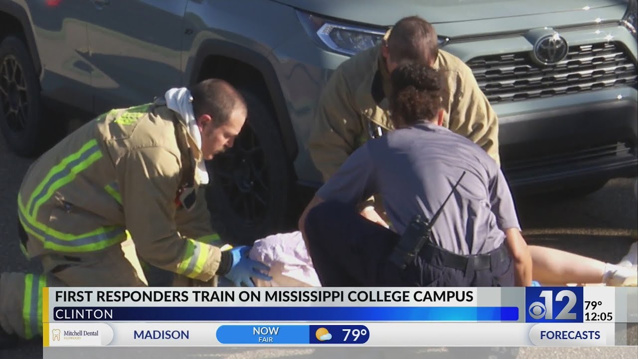 First responders train on Mississippi College's campus