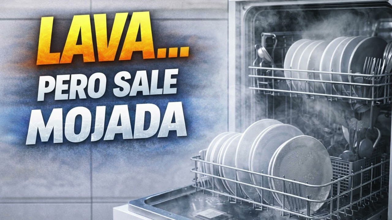 Por qué falla el secado del lavavajillas y la vajilla sale mojada