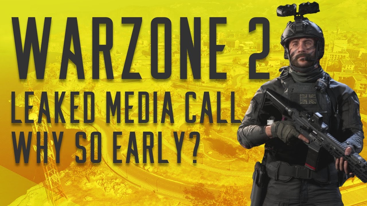 Warzone 2 Media Call Leak | Official Announcement Tomorrow | Call of Duty Modern Warfare II