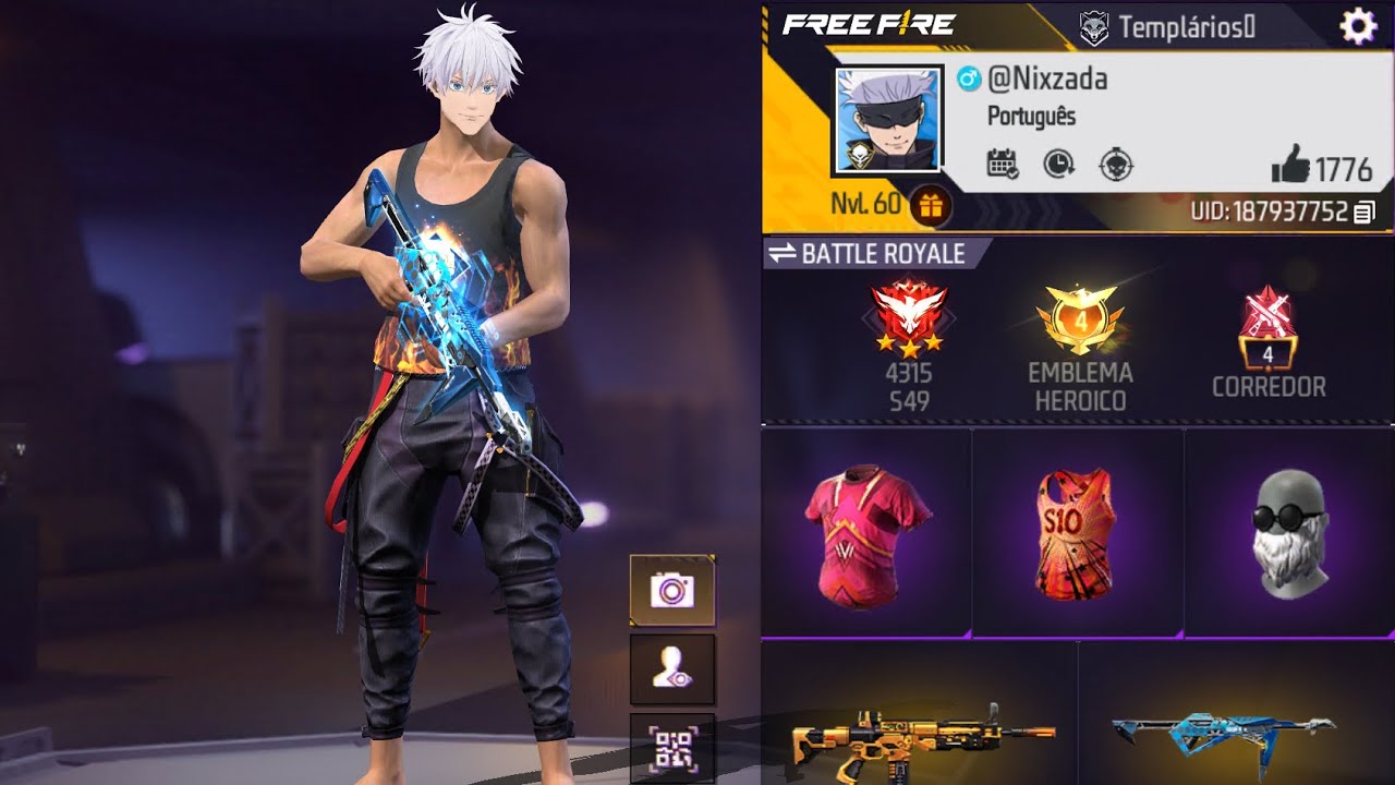 Tour na minha conta de 2018 no Free Fire 