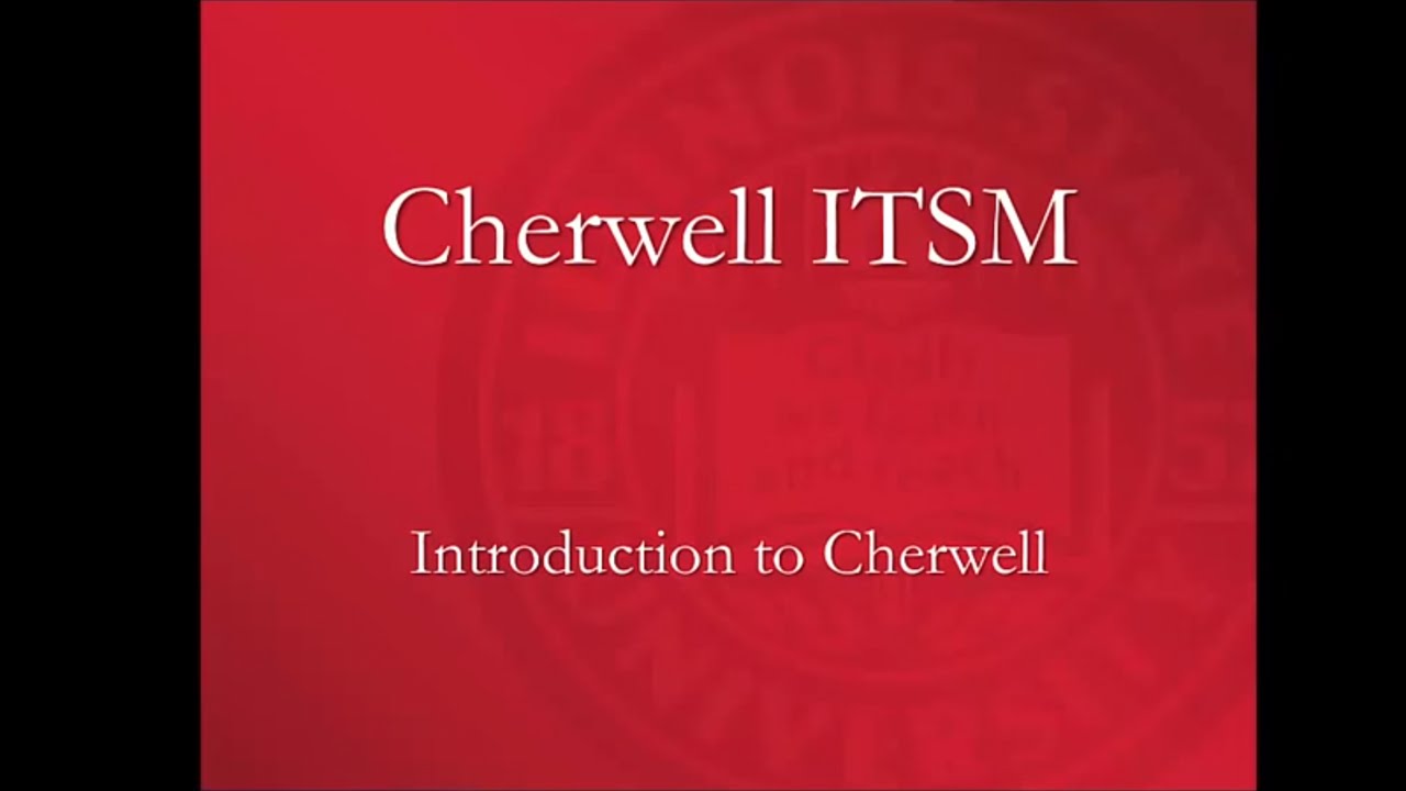 Introduction to Cherwell