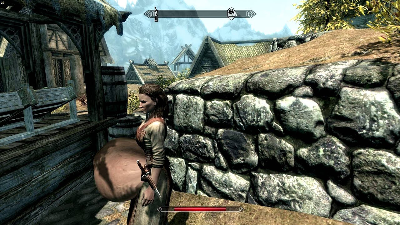 Skyrim Vore (Devourment) - Carletta Digesting you